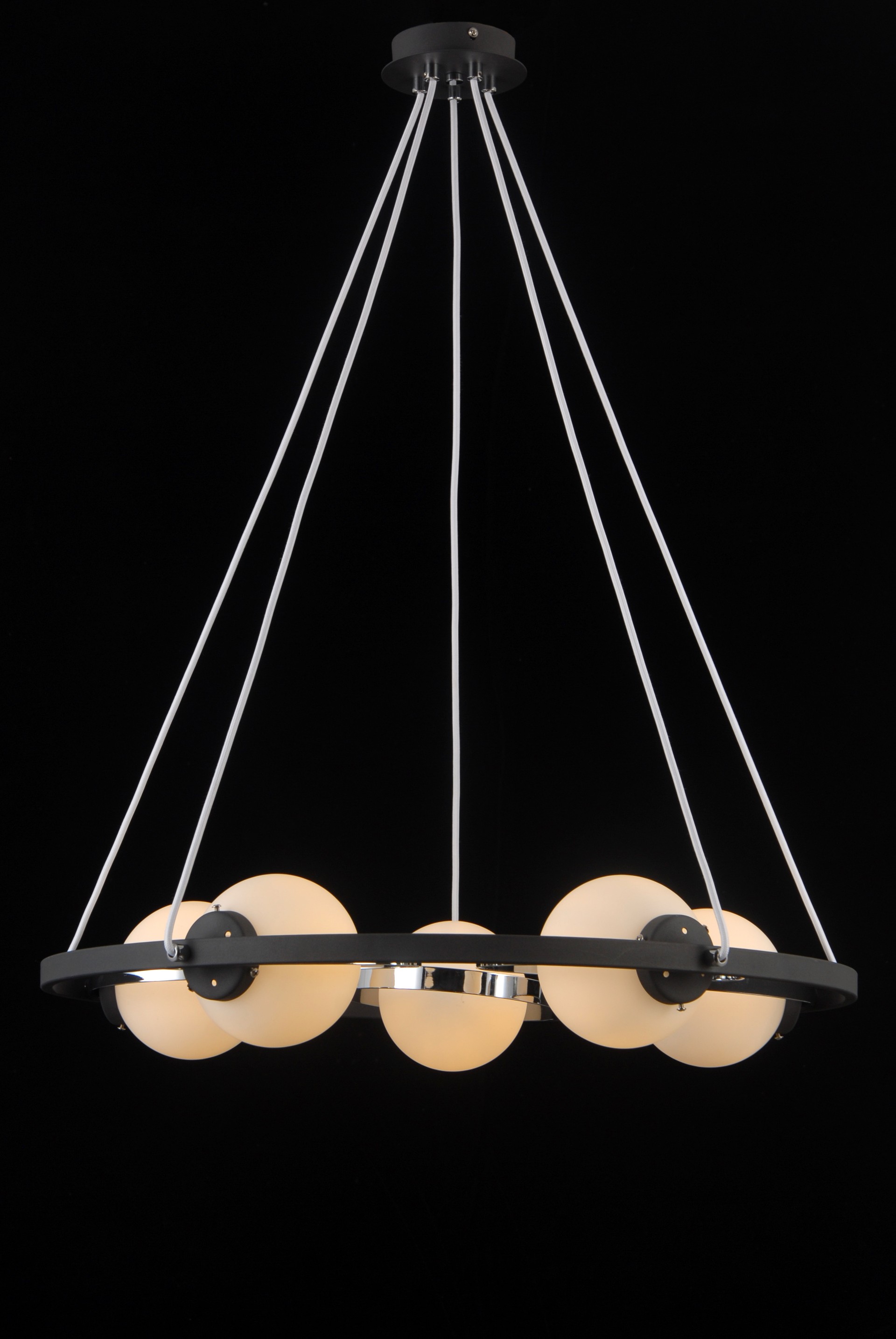 Подвесная люстра Natali Kovaltseva Sphere SPHERE 81020-5C SATIN BLACK