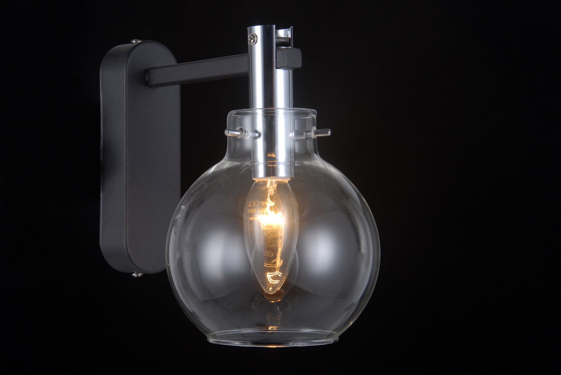 Настенное бра Natali Kovaltseva Sphere SPHERE 81021-1W MATT BLACK