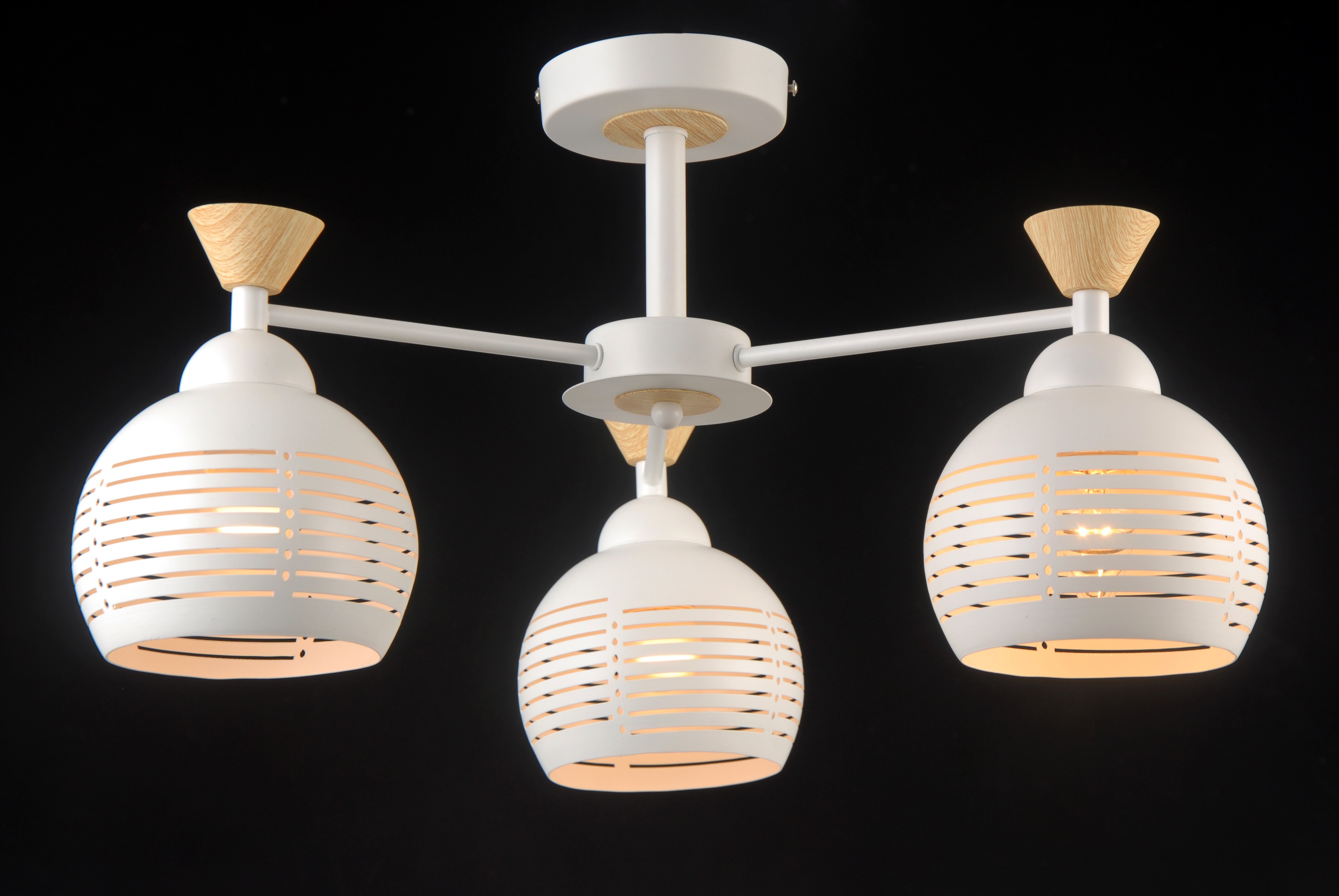 Потолочная люстра Natali Kovaltseva Stuttgart STUTTGART 81052-3C MATT WHITE