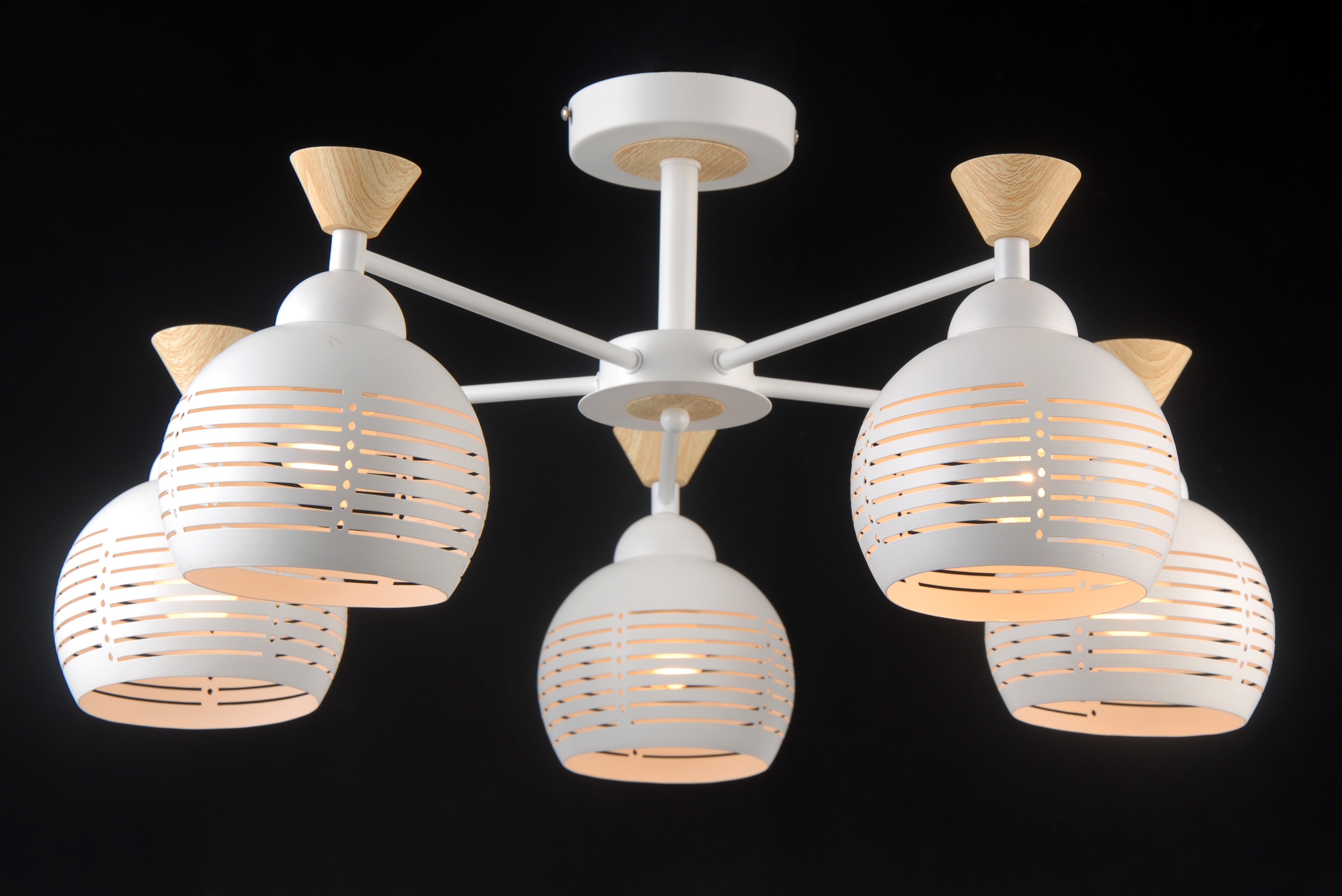 Потолочная люстра Natali Kovaltseva Stuttgart STUTTGART 81052-5C MATT WHITE