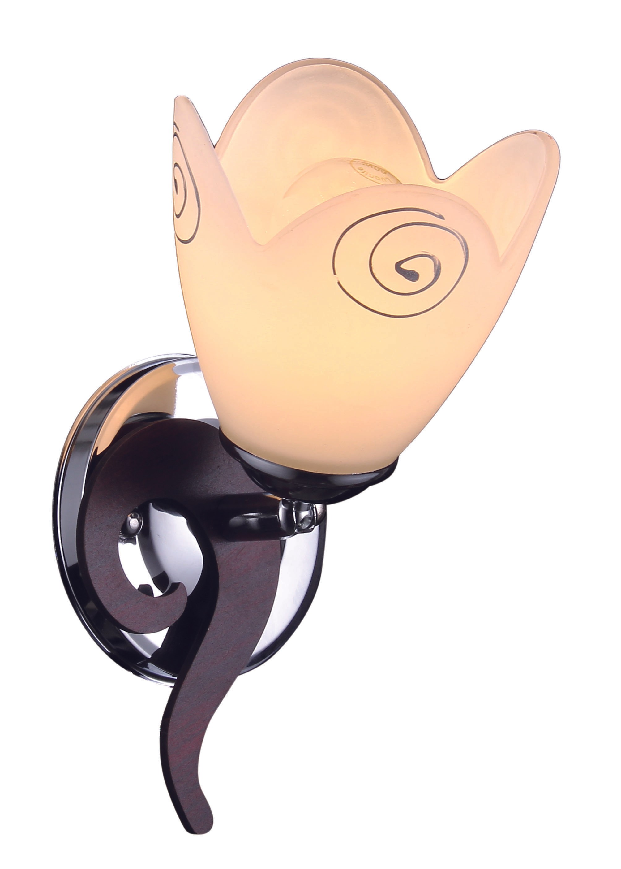 Настенное бра Natali Kovaltseva 11471 11471/1W CHROME, WENGE