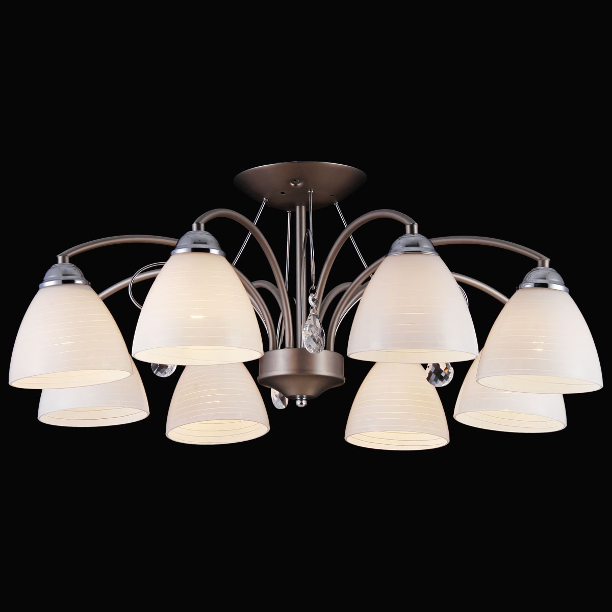 Потолочная люстра Natali Kovaltseva 75017 75017-8C CHROME&NICKEL