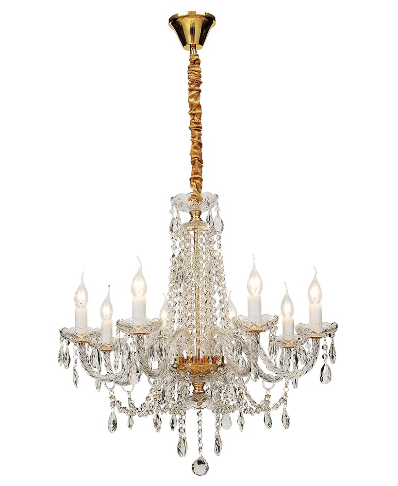 Подвесная хрустальная люстра Амедеа Seven Fires 20308.01.01.08