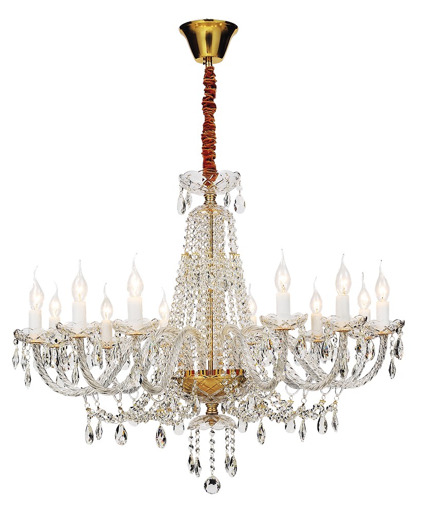 Подвесная хрустальная люстра Амедеа Seven Fires 20308.01.01.12