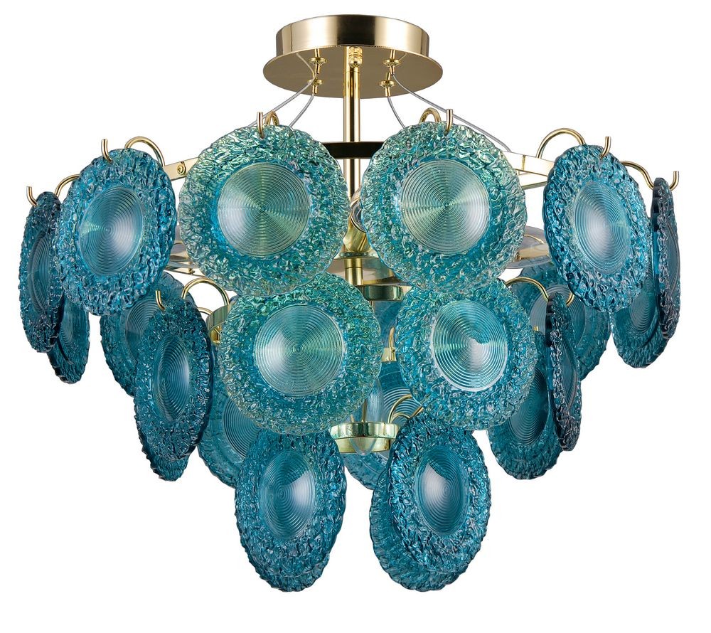 Потолочная люстра Lumien Hall Антеро 3009/5P-DGD-TRQ