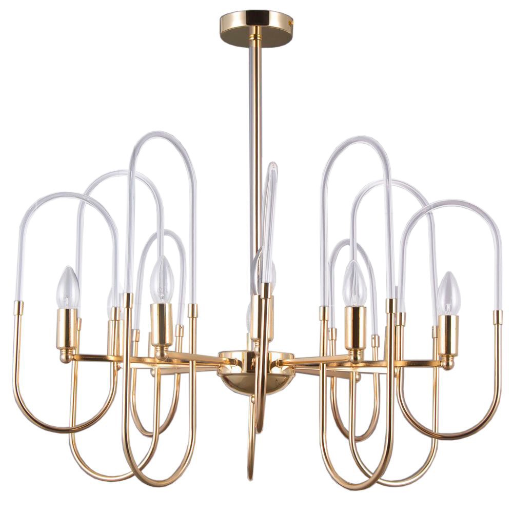 Люстра на штанге Lumien Hall Эмерис 2028/10P-DGD