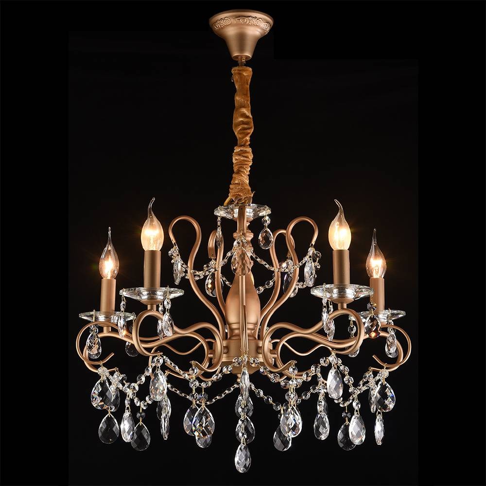 Подвесная хрустальная люстра Юнона Lumien Hall 0016/5P-ITGD