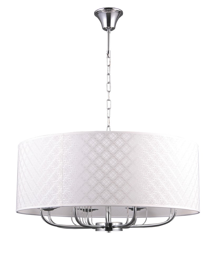 Подвесная люстра Lumien Hall Агнис 1014/8P-CR-WT