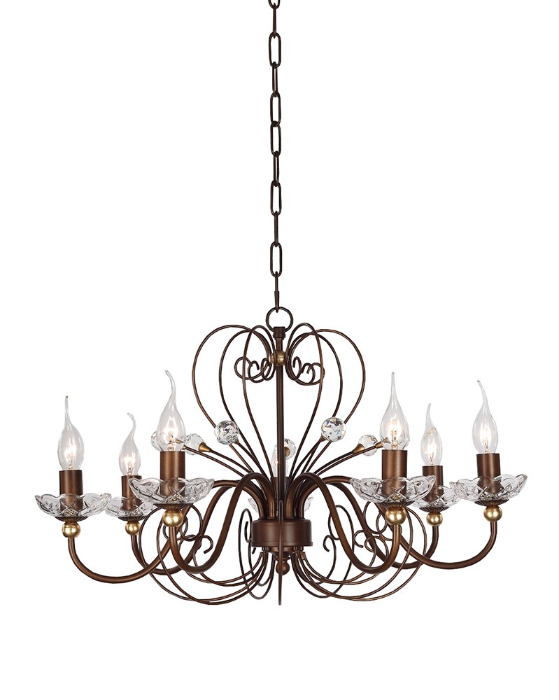 Подвесная люстра Lumien Hall Брилл H17032/7RBOC