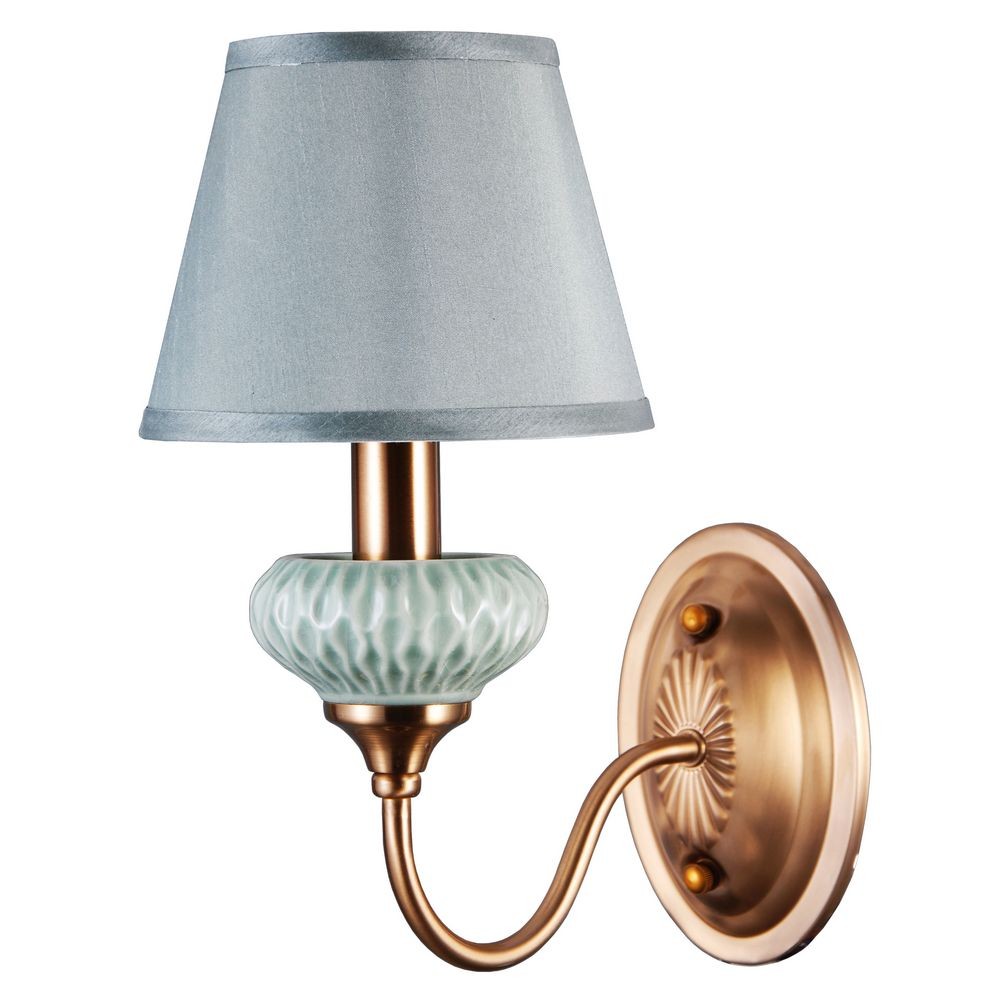 Настенное бра Lumien Hall Аста 1022/1W-CBR-GRGN