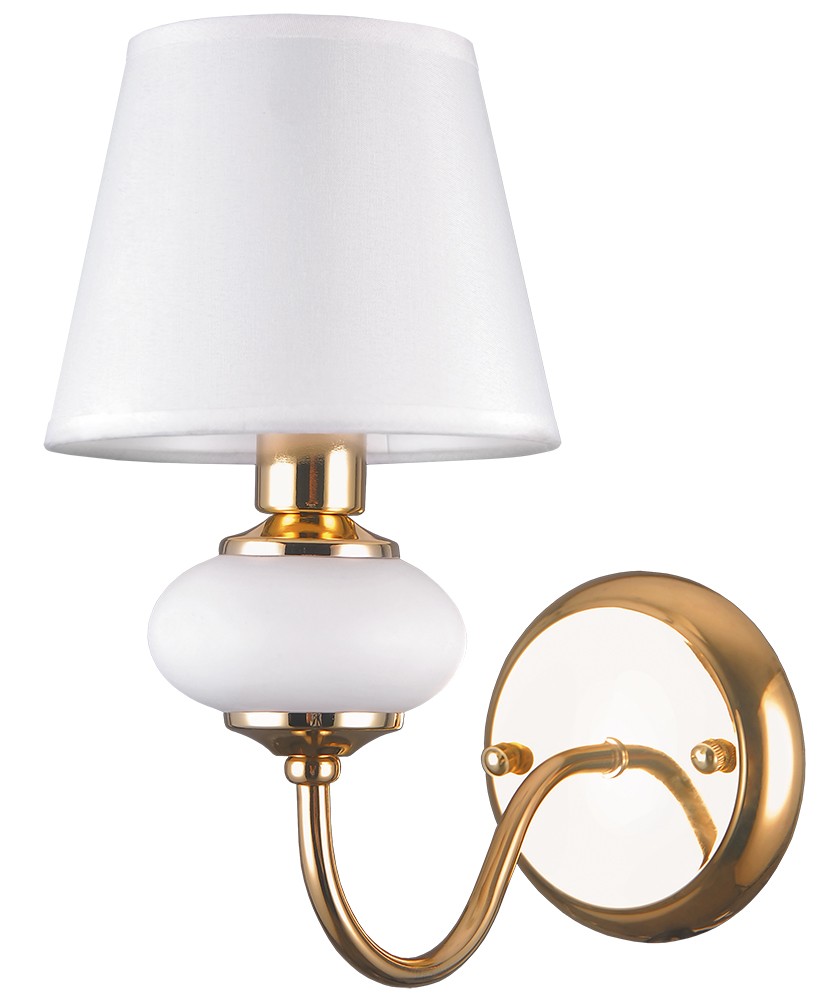 Настенное бра Lumien Hall Клэр 1019/1W-GD-WT