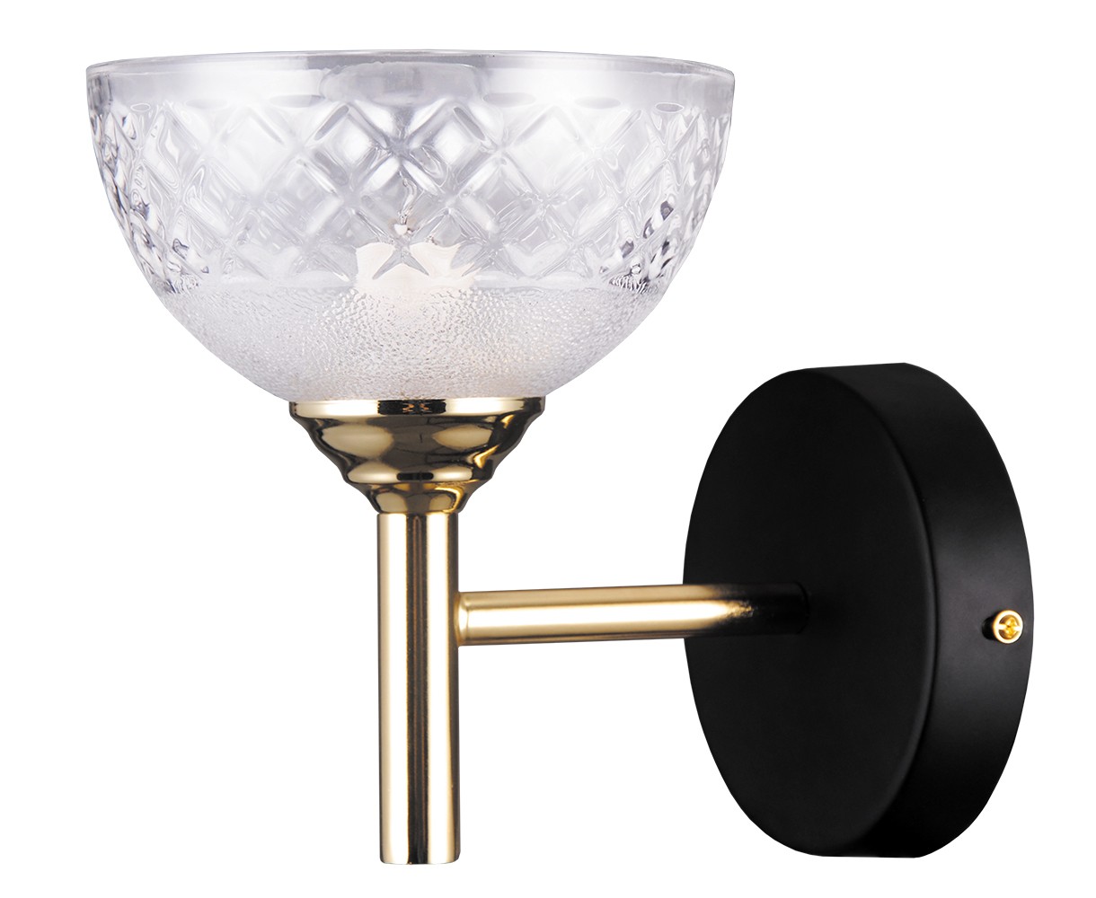 Настенное бра Lumien Hall Лефевр 3301/1W-GD-BK