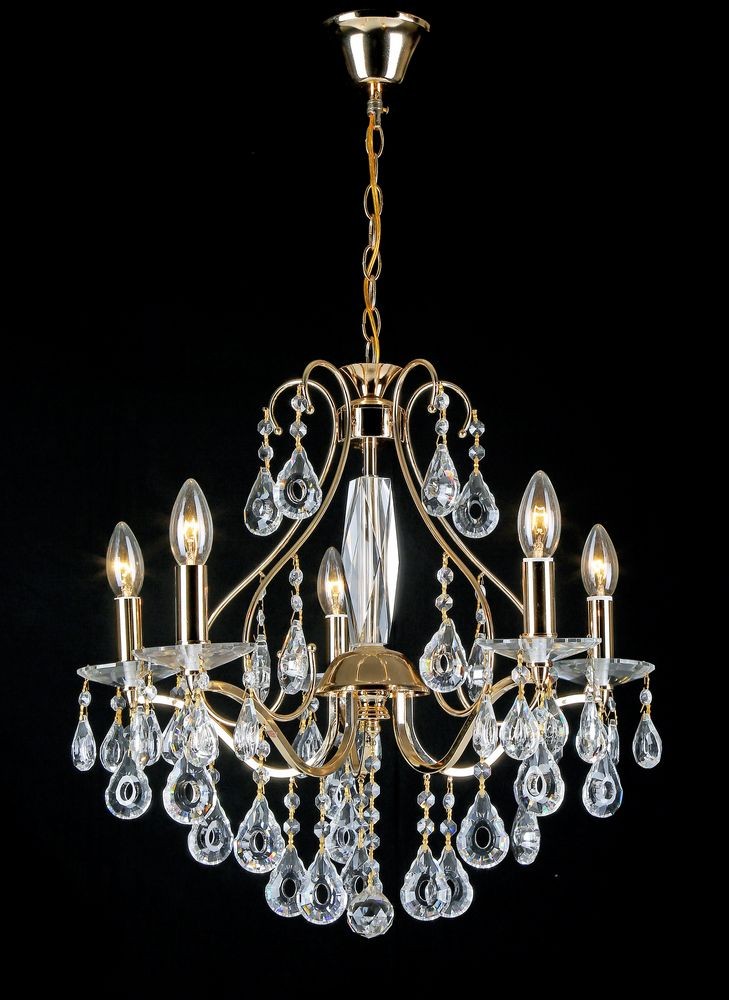 Подвесная хрустальная люстра Шарм Seven Fires 20289.01.01.05