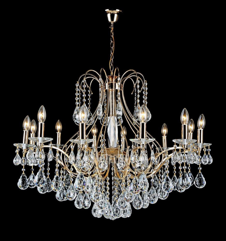 Подвесная хрустальная люстра Шарм Seven Fires 20289.01.01.12