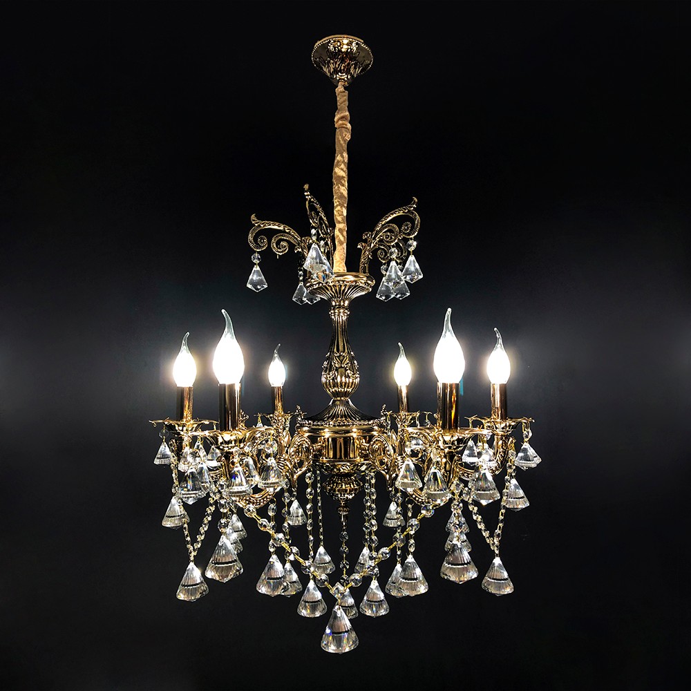 Подвесная хрустальная люстра Леит Seven Fires 20326.01.01.06