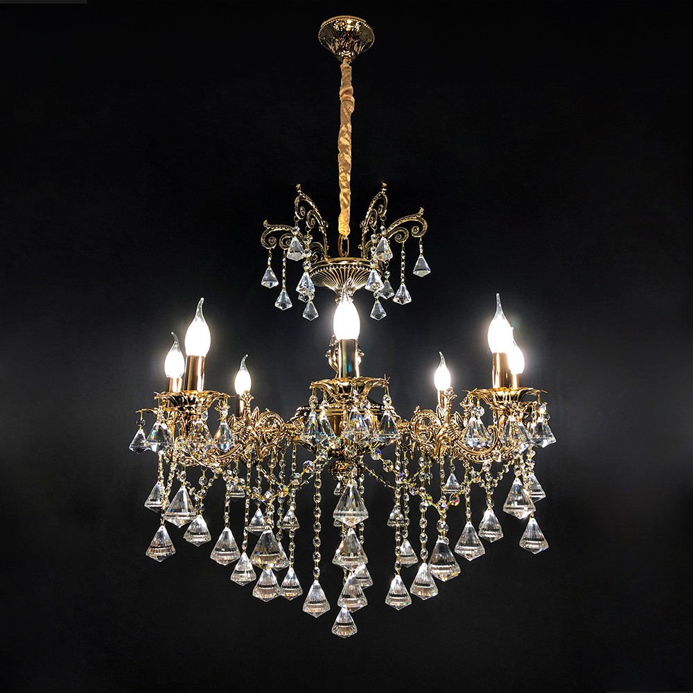 Подвесная хрустальная люстра Леит Seven Fires 20326.01.01.08