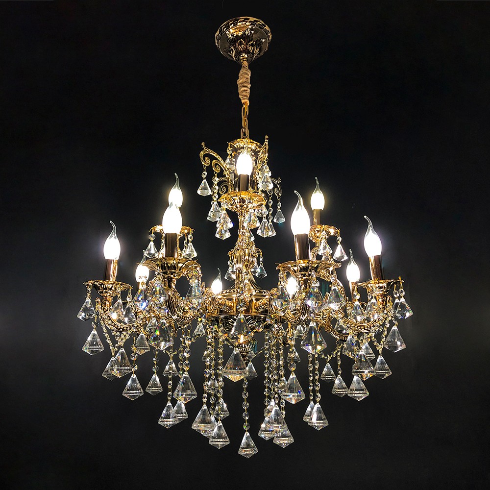 Подвесная хрустальная люстра Леит Seven Fires 20326.01.01.12