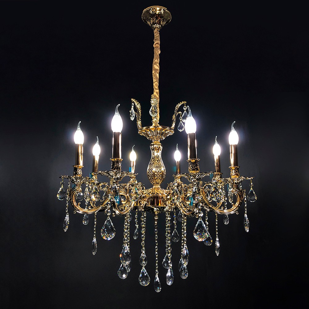 Подвесная хрустальная люстра Стифен Seven Fires 20327.01.01.08