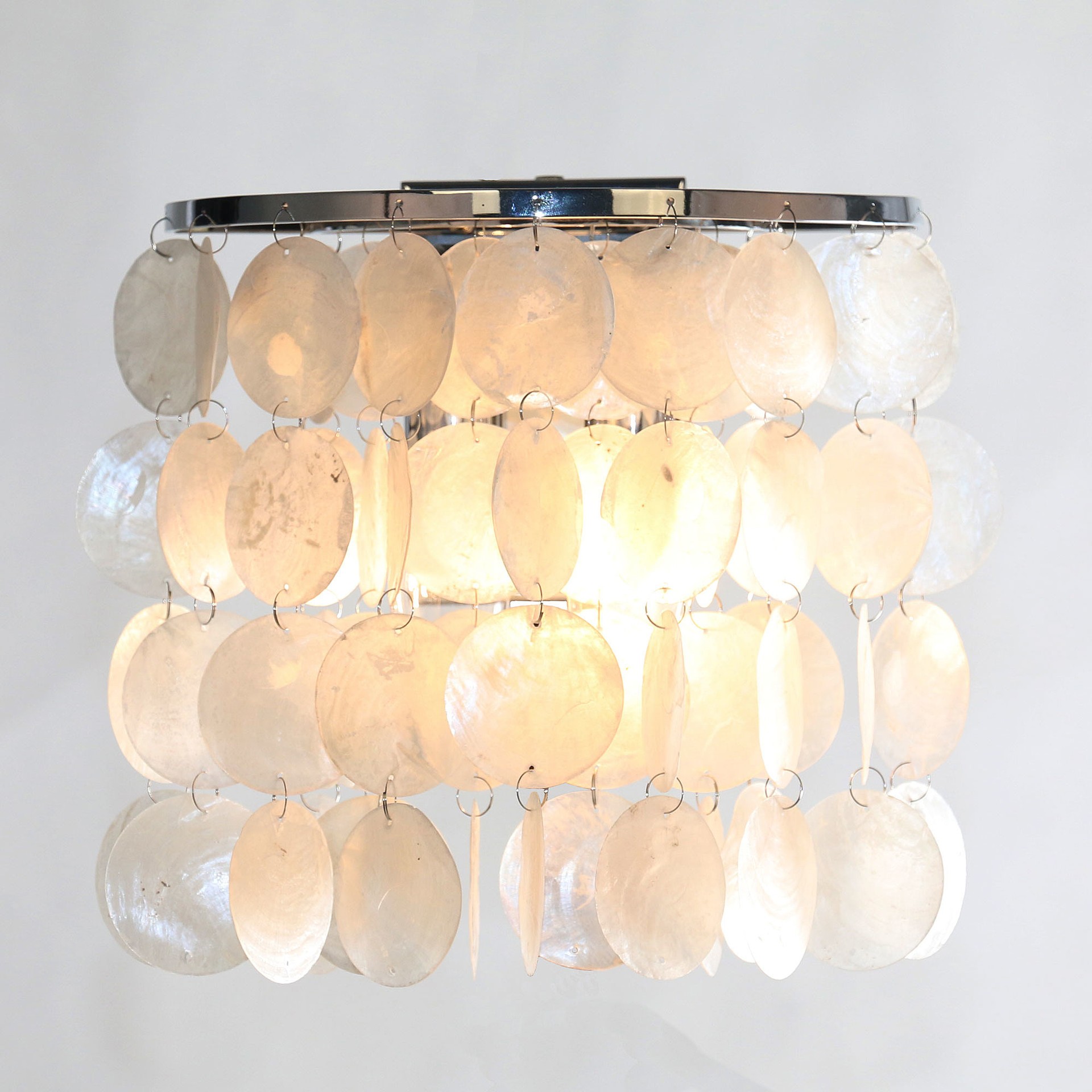 Настенное бра Eurosvet Sandra 60084/2 хром/перламутр